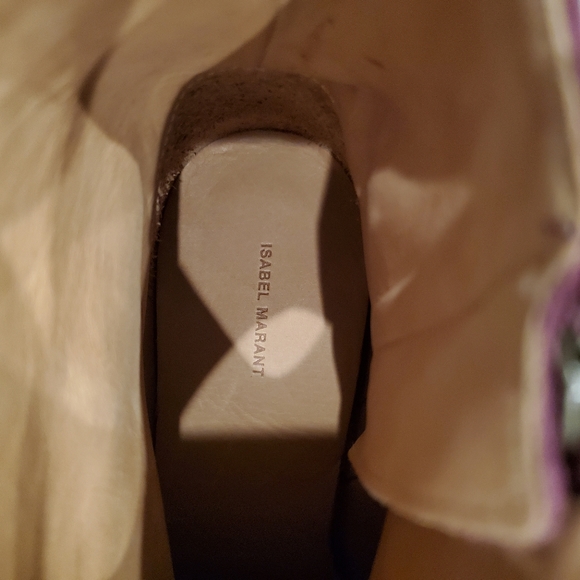 Isabel Marant Dacken Suede Ankle Boots Size 38 - Picture 7 of 8